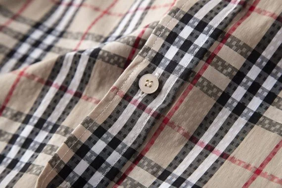 ⁦מעיל ברברי-BURBERRY BUTTON MEN - Dawn Pink Mix⁩ – תמונה ⁦9⁩