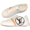 ⁦לואי ויטון - Louis Vuitton shoes - White Black & Harvest Gold⁩ – תמונה ⁦4⁩