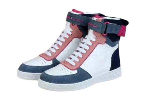 ⁦לואי ויטון - Louis Vuitton shoes - White Mix⁩ – תמונה ⁦3⁩