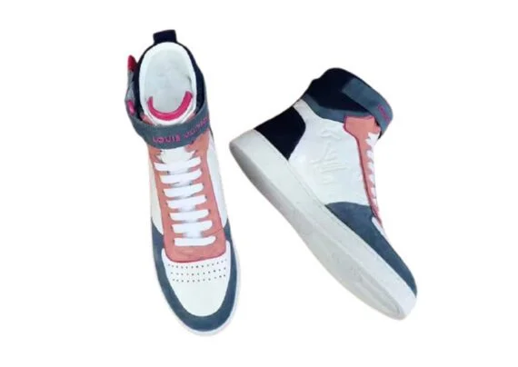 ⁦לואי ויטון - Louis Vuitton shoes - White Mix⁩ – תמונה ⁦7⁩