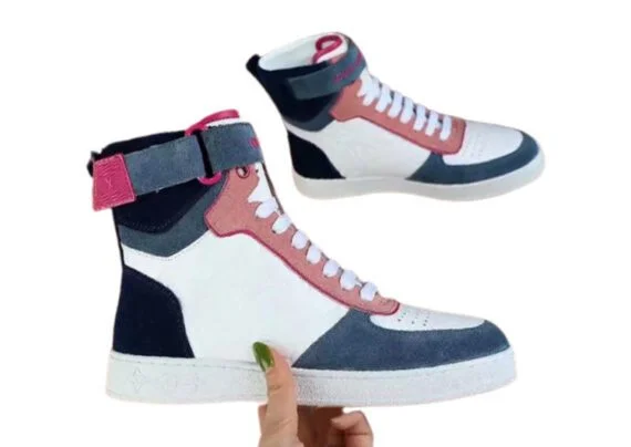 ⁦לואי ויטון - Louis Vuitton shoes - White Mix⁩ – תמונה ⁦4⁩