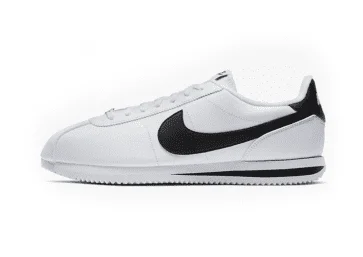 נעלי נייק-Nike Classic Cortez - White & Black Logo