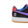 ⁦נעלי נייק -Nike Air Force 1 Low BLACK-MEDIUM PURPLE⁩ – תמונה ⁦8⁩