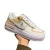נעלי נייק -Nike Air Force 1 Low FALLOW- BLACK WHITE