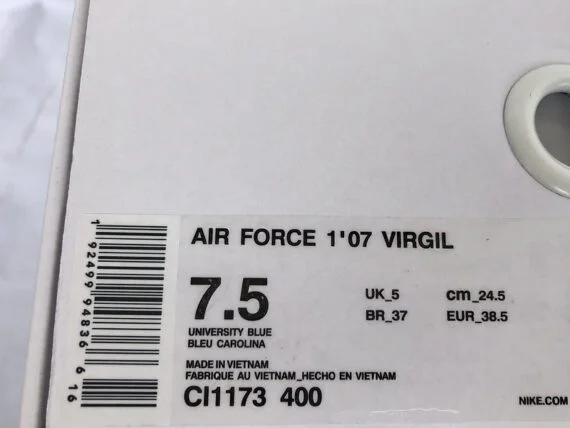 ⁦נעלי נייק -Nike Air Force 1 Low MARINER⁩ – תמונה ⁦12⁩
