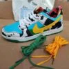 ⁦נעלי נייק-Nike Air Force 1 Low Pattens Blue Pelorous Combo⁩ – תמונה ⁦4⁩
