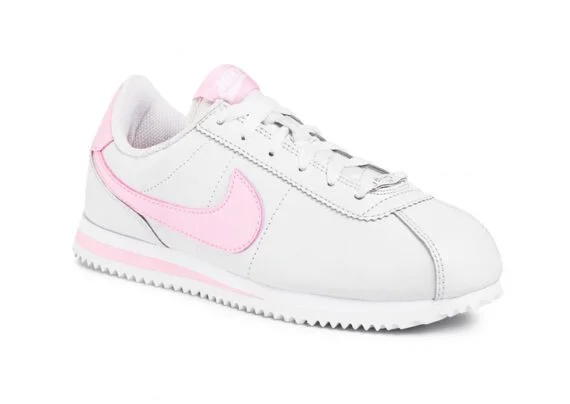 נעלי נייק-Nike Classic Cortez - White Smoke & Pig Pink