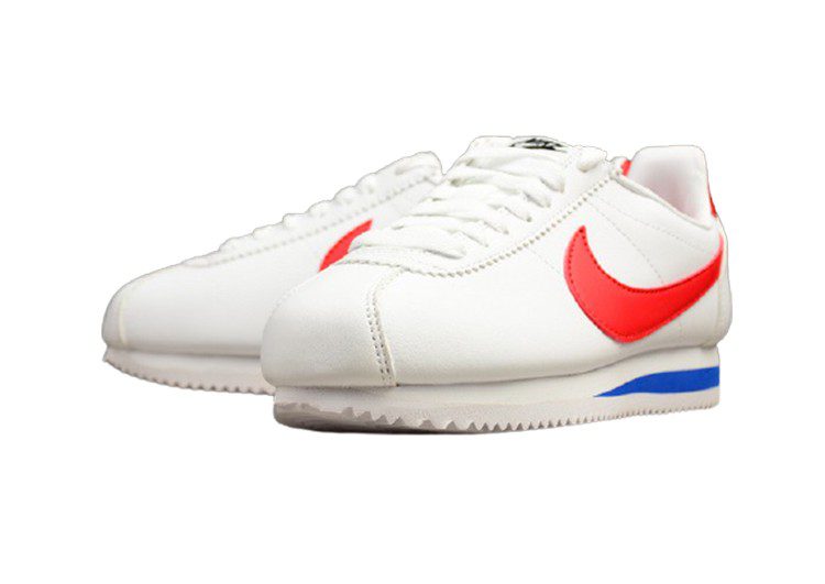 ⁦נעלי נייק-Nike Classic Cortez -Casual_Shoes_White_red⁩ – תמונה ⁦2⁩