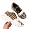 ⁦ברברי - BURBERRY SHOES - White Fallow & Black⁩ – תמונה ⁦4⁩