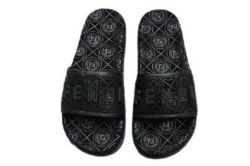 פנדי - FENDI SLIPPERS - Black