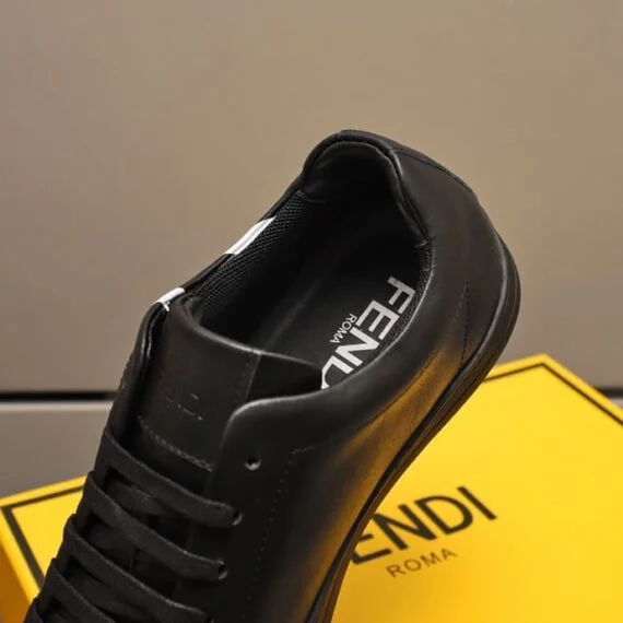 ⁦פנדי - FENDI SHOES - bLACK & White⁩ – תמונה ⁦8⁩
