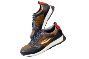 פנדי - FENDI SHOES - Navy blue & Sepia