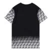 ⁦פנדי - FENDI TSHIRT MEN - Black White Combo⁩ – תמונה ⁦2⁩