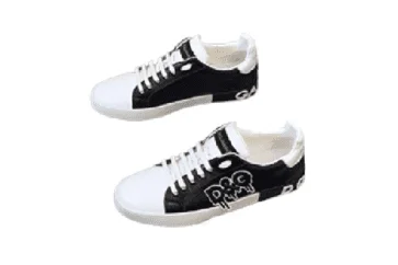 דולצ'ה וגבאנה-D&G Shoes - Black & White