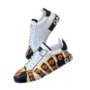 ⁦דולצ'ה וגבאנה-D&G Shoes - Black White & Red⁩ – תמונה ⁦2⁩