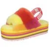 ⁦כפכפי האגג דיסקו UGG W DISCO CHECKER SLIDE⁩ – תמונה ⁦2⁩