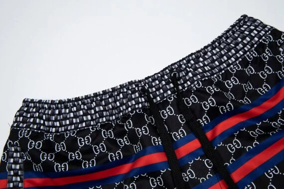 ⁦גוצ'י - GUCCI Short - Black Red & White⁩ – תמונה ⁦8⁩