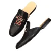 ⁦גוצ'י - GUCCI Shoe - Black & Red⁩ – תמונה ⁦4⁩