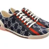 ⁦גוצ'י - GUCCI Shoe - Navy Blue & Red⁩ – תמונה ⁦2⁩
