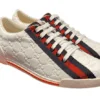 ⁦גוצ'י - GUCCI Shoe - Off Yellow Fuscous Grey & Red⁩ – תמונה ⁦2⁩