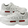 ⁦גוצ'י - GUCCI Shoe - Silver Sand Green & Red⁩ – תמונה ⁦2⁩