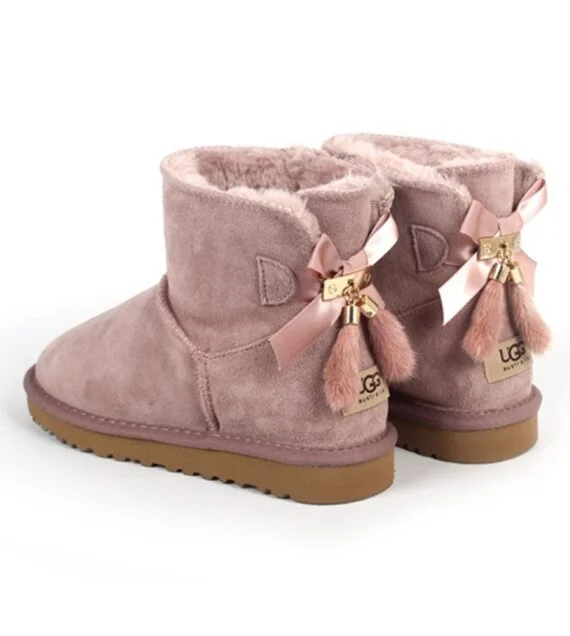 ⁦מגפי האגג פפיון כפול-ילדים ומבוגרים UGG Double Papillon⁩ – תמונה ⁦3⁩