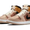 ⁦נעלי נייק-Nike Air Jordan 1 Mid Particle Beige⁩ – תמונה ⁦2⁩
