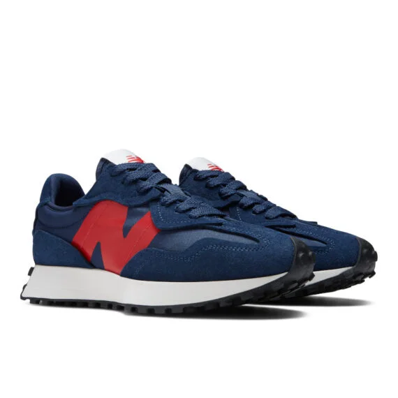 ⁦סניקרס ניו באלאנס NEW BALANCE 327 BLUE RED⁩ – תמונה ⁦3⁩