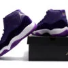 ⁦NIKE  Air Jordan 11 PRM Velvet Heiress Royal Purple Basketball Men⁩ – תמונה ⁦4⁩