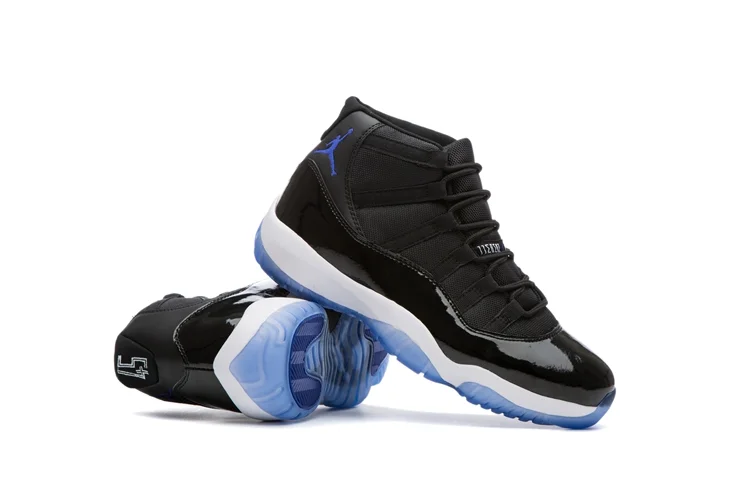 NIKE Air Jordan 11 Retro Space Jam 2016 Release Grey Black White Purple – תמונה 3