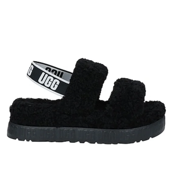 ⁦סנדלי האגג דגם פלופיטה UGG Oh Fluffita Slide⁩ – תמונה ⁦18⁩