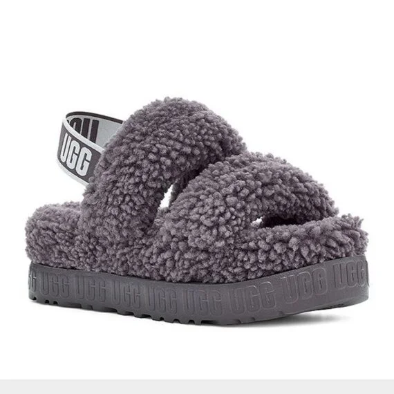 ⁦סנדלי האגג דגם פלופיטה UGG Oh Fluffita Slide⁩ – תמונה ⁦12⁩
