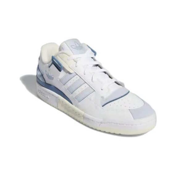 ⁦אדידס פורום - ADIDAS FORUM Low White Blue SNEAKERS⁩ – תמונה ⁦4⁩