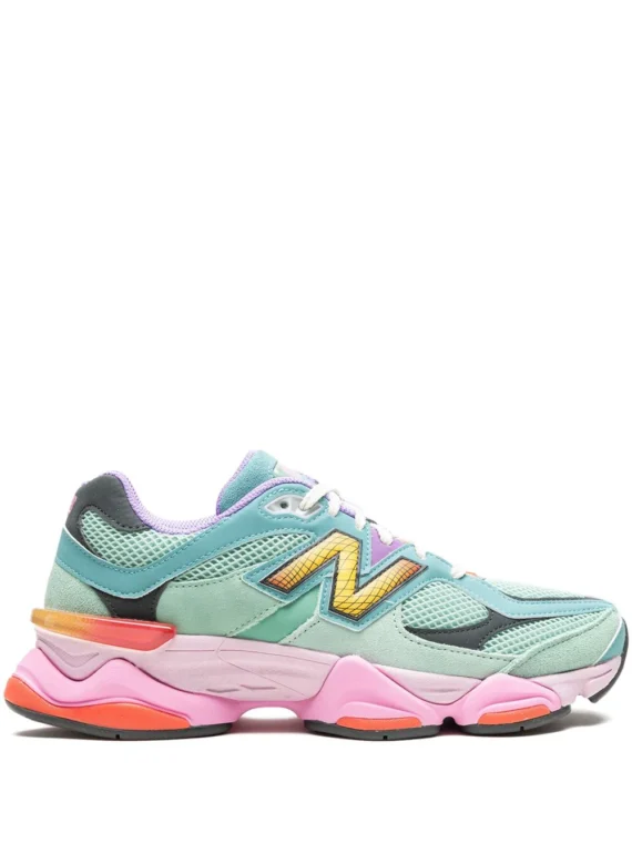 ניו באלאנס- New Balance 9060 "Sage Leaf/Neo Flame" Sneakers