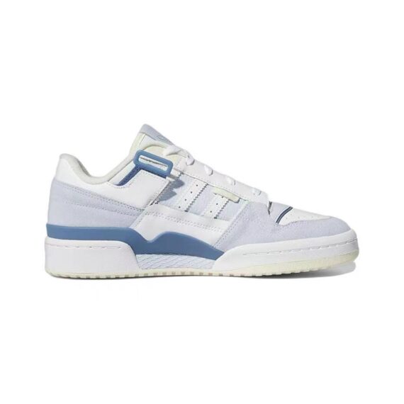 ⁦אדידס פורום - ADIDAS FORUM Low White Blue SNEAKERS⁩ – תמונה ⁦5⁩