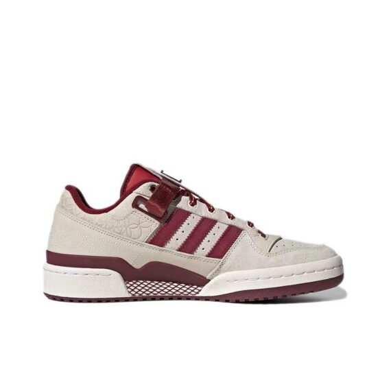 ⁦אדידס פורום - ADIDAS FORUM Low Red/Grey SNEAKERS⁩ – תמונה ⁦6⁩