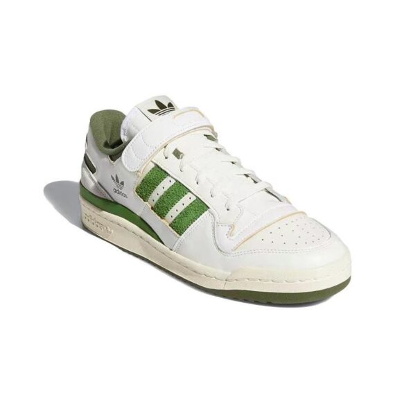 ⁦אדידס פורום - ADIDAS FORUM Low Green/White SNEAKERS⁩ – תמונה ⁦4⁩