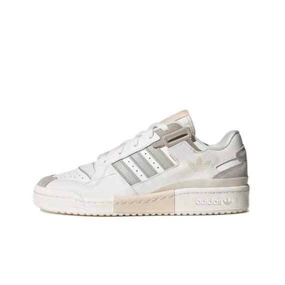 אדידס פורום - ADIDAS FORUM Low Grey/off white SNEAKERS