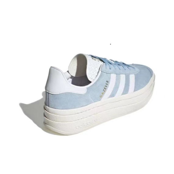 ⁦אדידס גאזל- ADIDAS GAZELLE BOLD SHOES Sky blue/white⁩ – תמונה ⁦6⁩