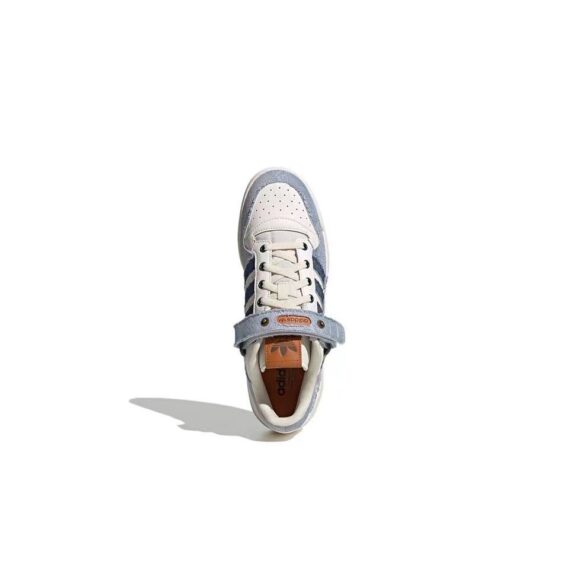 ⁦אדידס פורום - ADIDAS FORUM Low Trainers White, Blue SNEAKERS⁩ – תמונה ⁦5⁩