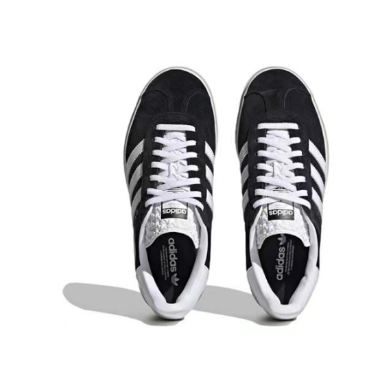 ⁦אדידס גאזל- ADIDAS GAZELLE BOLD SHOES Black/White⁩ – תמונה ⁦5⁩