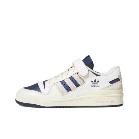 אדידס פורום - ADIDAS FORUM Low Off White Collegiate Navy SNEAKERS