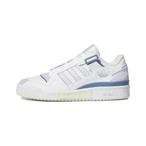 אדידס פורום - ADIDAS FORUM Low White Blue SNEAKERS