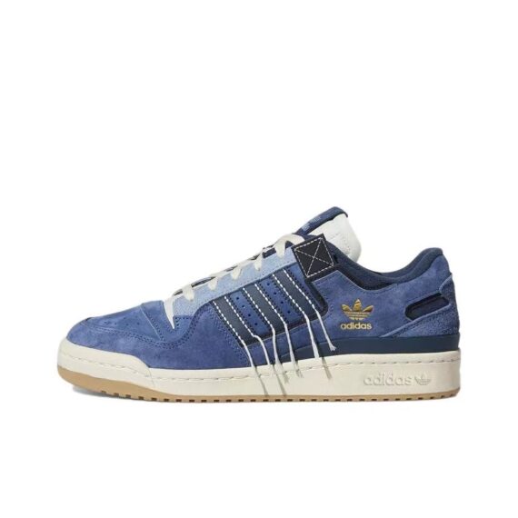 אדידס פורום - ADIDAS FORUM Low Navy Blue SNEAKERS