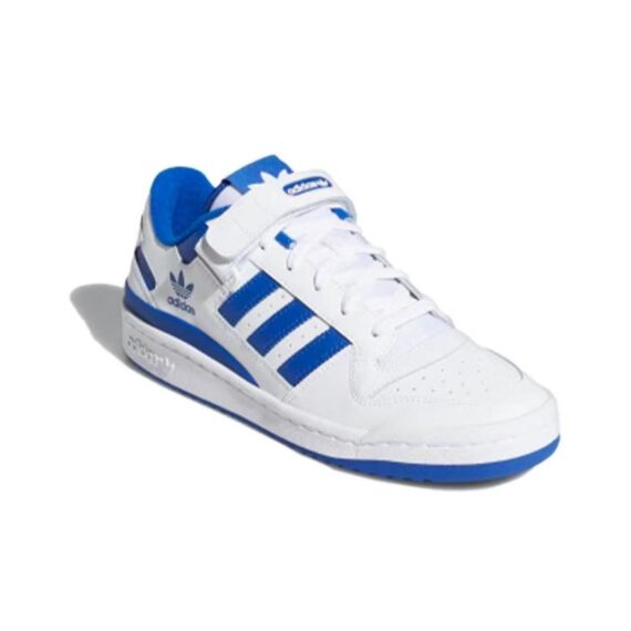 ⁦אדידס פורום - ADIDAS FORUM Low White/Team Royal Blue SNEAKERS⁩ – תמונה ⁦3⁩