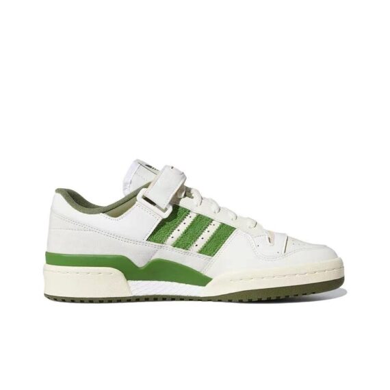 ⁦אדידס פורום - ADIDAS FORUM Low Green/White SNEAKERS⁩ – תמונה ⁦5⁩