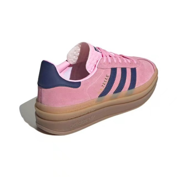 ⁦אדידס גאזל- ADIDAS GAZELLE BOLD SHOES Pink/Blue⁩ – תמונה ⁦2⁩