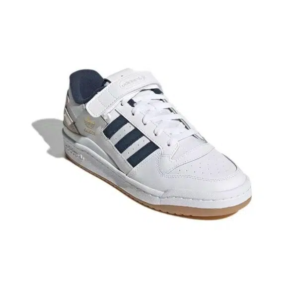 ⁦אדידס פורום - ADIDAS FORUM Low White/Grey SNEAKERS⁩ – תמונה ⁦5⁩