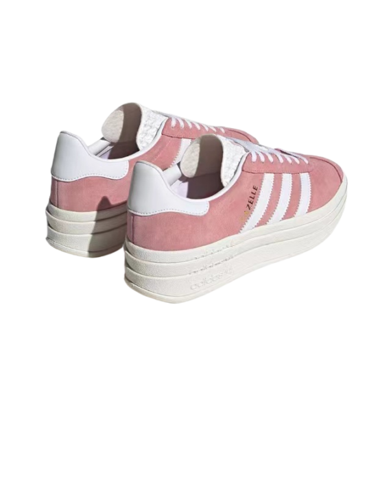 ⁦אדידס גאזל- ADIDAS GAZELLE BOLD SHOES Pink/White⁩ – תמונה ⁦4⁩