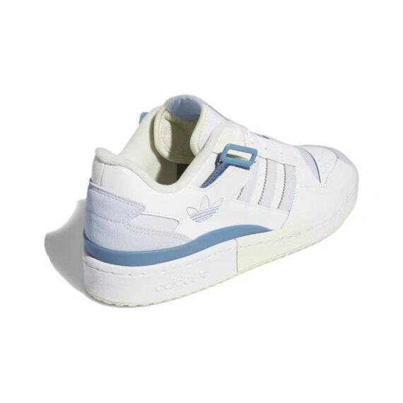 ⁦אדידס פורום - ADIDAS FORUM Low White Blue SNEAKERS⁩ – תמונה ⁦3⁩